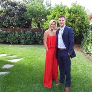 Red Free People 2-Piece Set ❤️